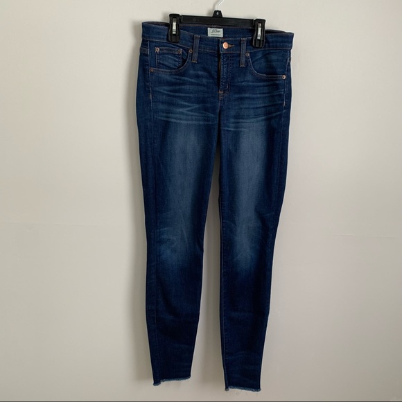 J. Crew Denim - J. Crew Toothpick Dark Wash Jean High Rise Size 28 Tall